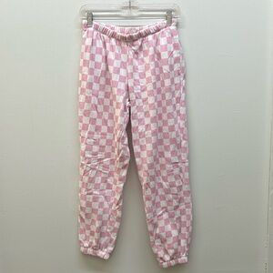 Checkered Jogger Sweatpants